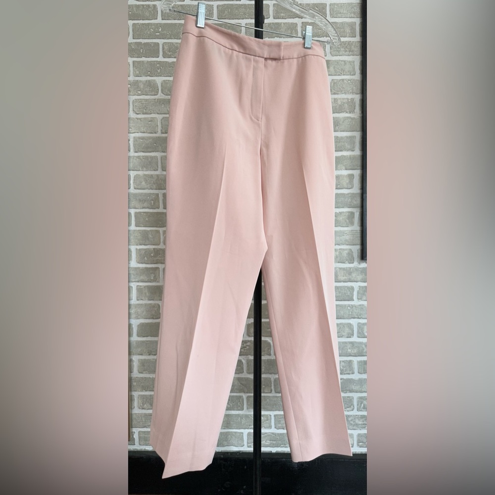 Larry Levine Light Pink Petite Dress Pant Trousers